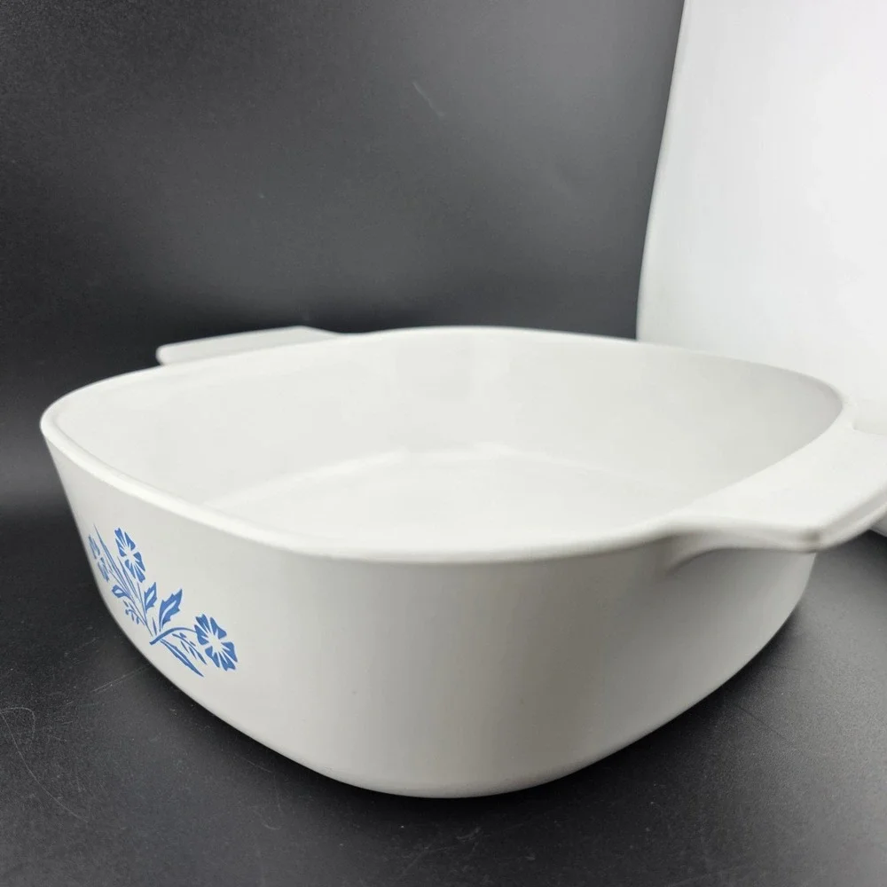 Corning Ware‎ Blue Cornflower Casserole Dish 2 Qt USA No Lid Vintage